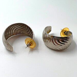 Earrings Silver Ear Hugger Pierced Jewelry